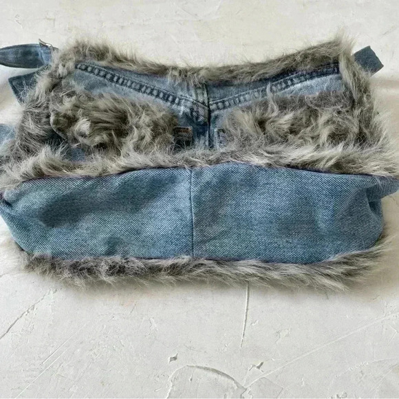 handheart jeans bag denim handmade shoulder bag - Picture 7 of 12